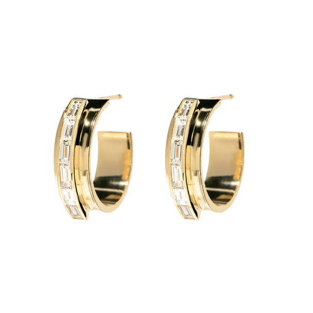 Azlee Twilight Hoops - Earrings - Broken English Jewelry