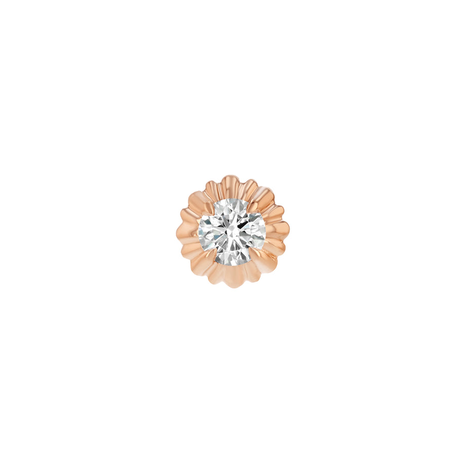 Diamond Button Stud