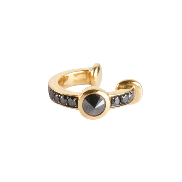 Black Diamond Spike Earcuff