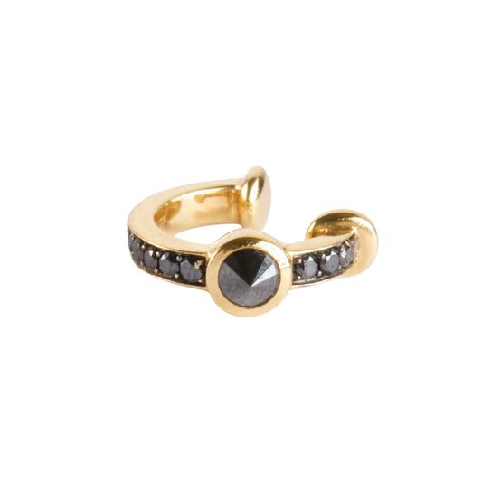 Black Diamond Spike Earcuff - Main Img