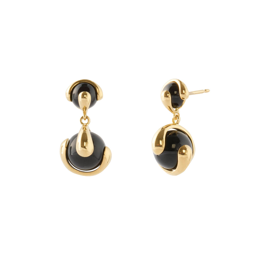 Cardan Earrings - Onyx