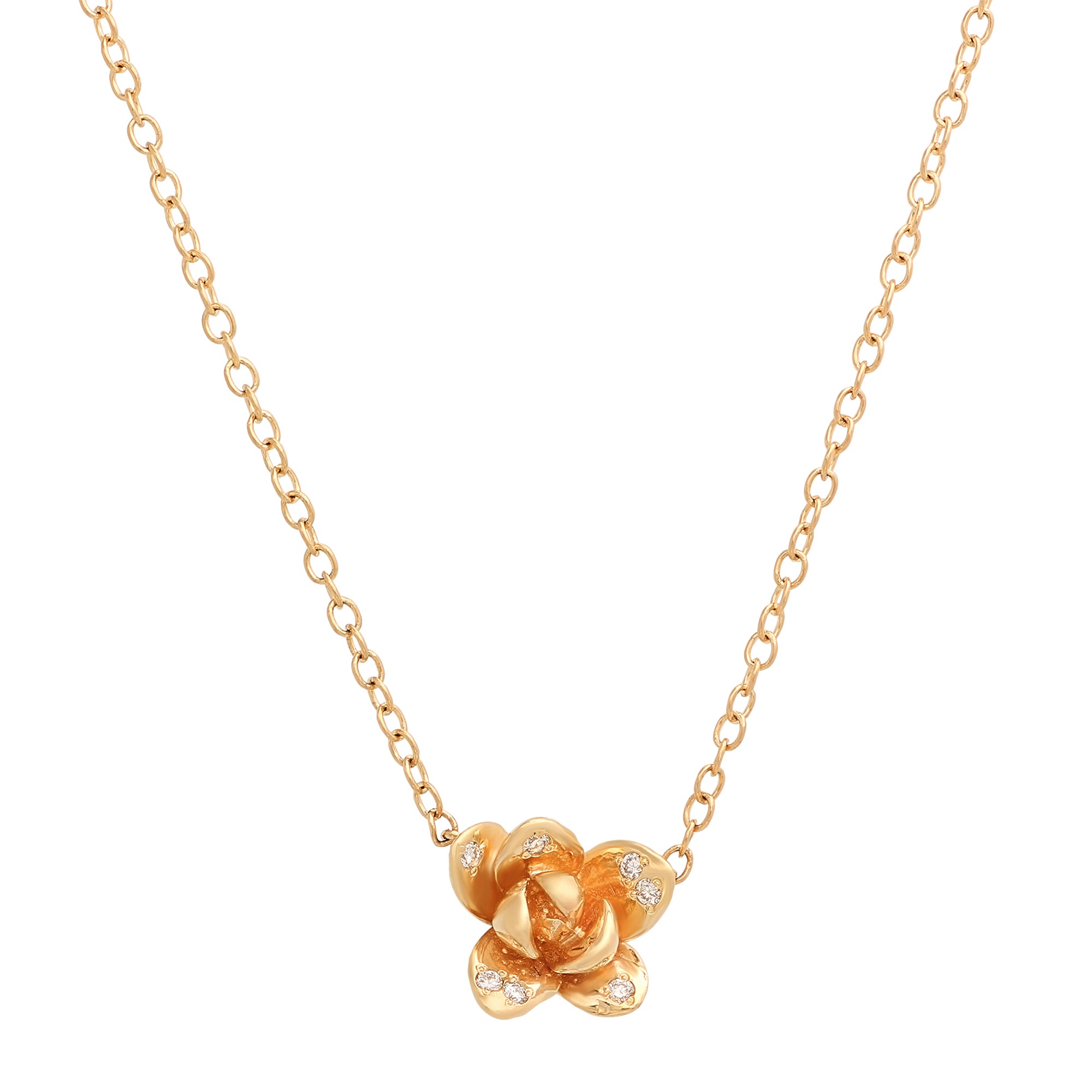 Diamond Blossom Necklace