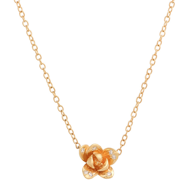 Diamond Blossom Necklace
