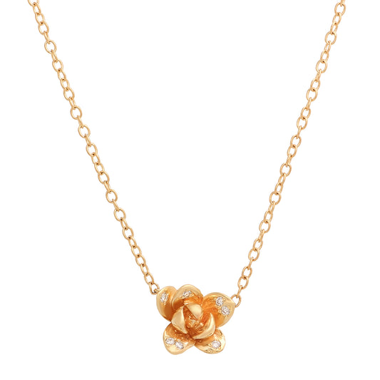 Diamond Blossom Necklace - Main Img