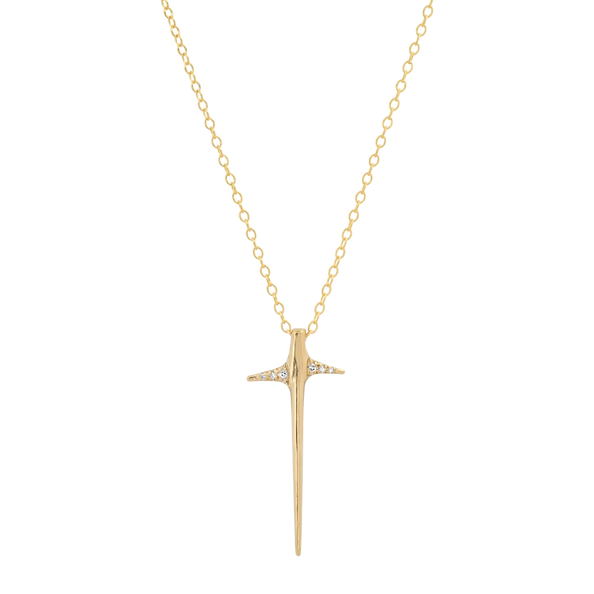 Diamond Points Small Thorn Necklace