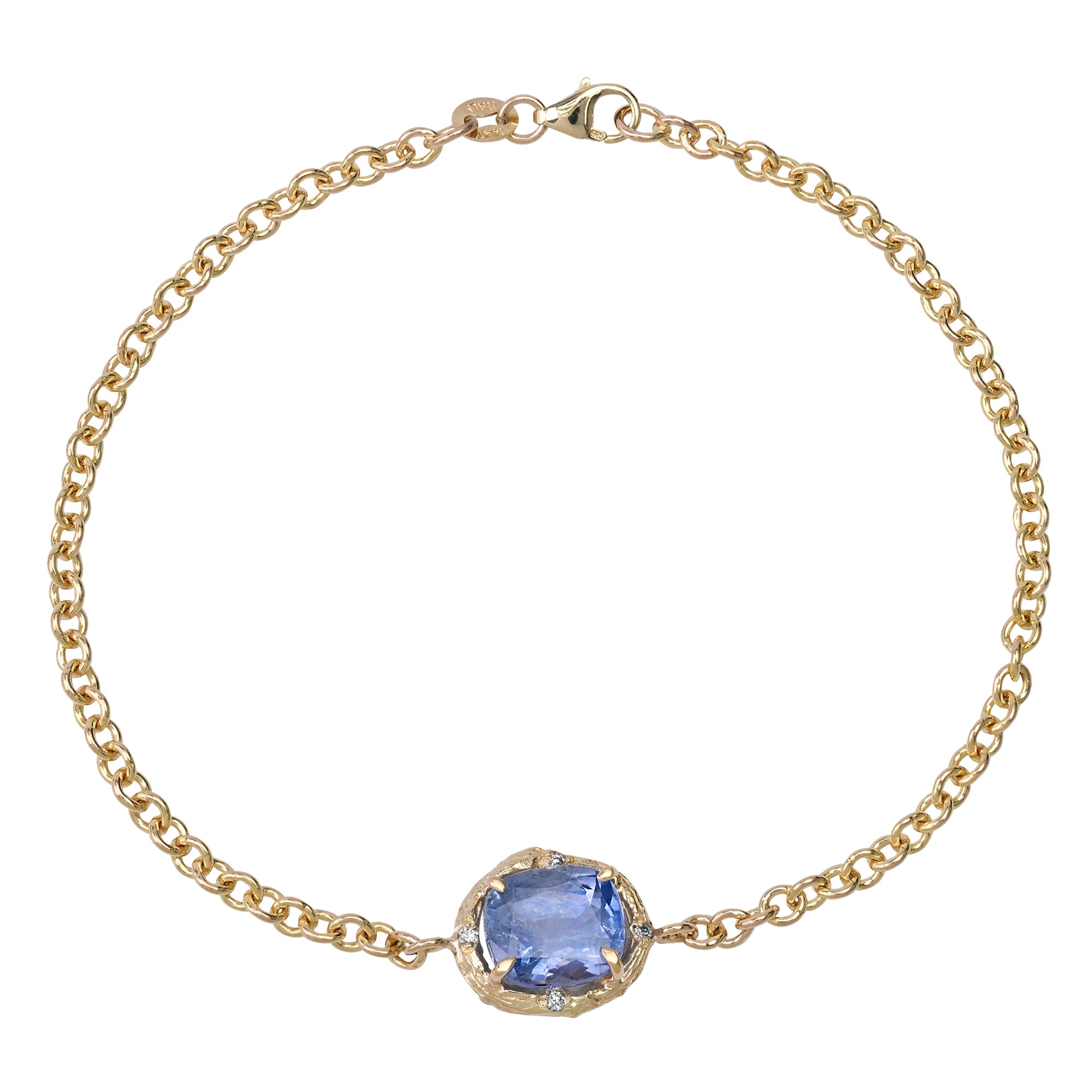 Sapphire and Diamond Sea Bracelet