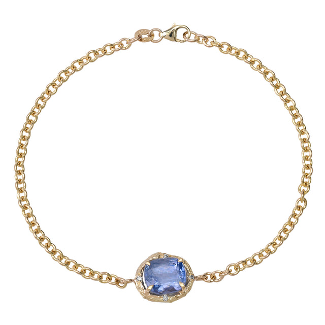 Sapphire and Diamond Sea Bracelet