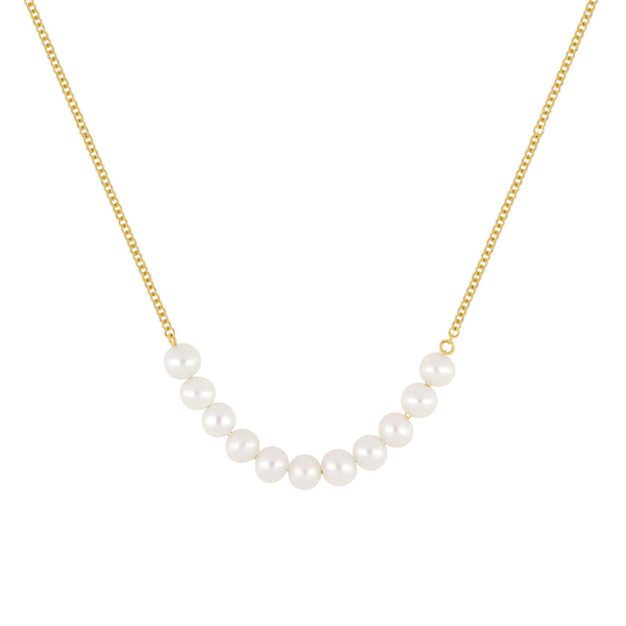 EF Collection Adjustable Pearl Necklace - Necklaces - Broken English Jewelry
