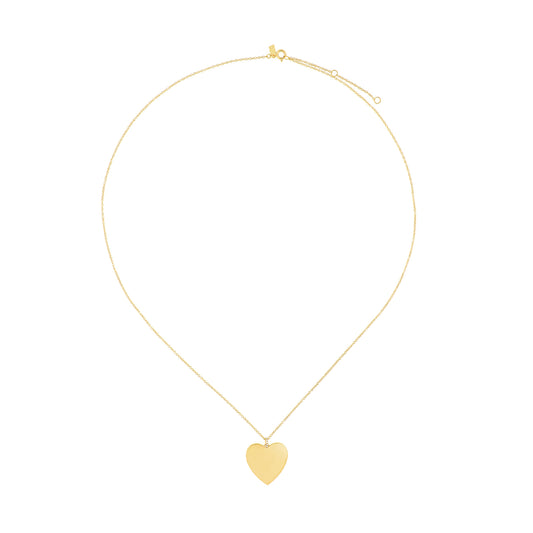 Jumbo Heart Diamond Necklace - Main Img
