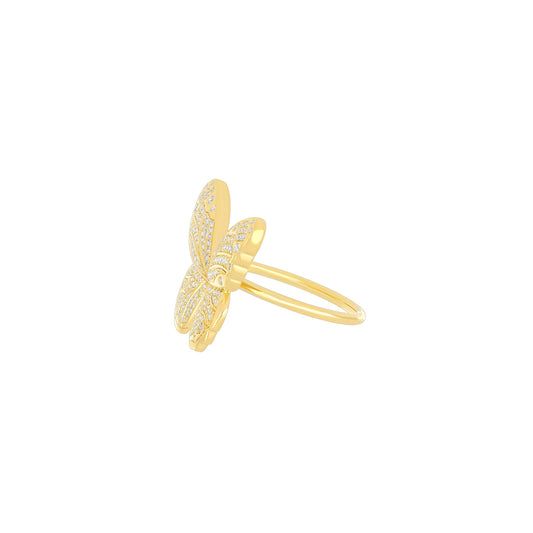 Pavé Diamond Jumbo Butterfly Ring