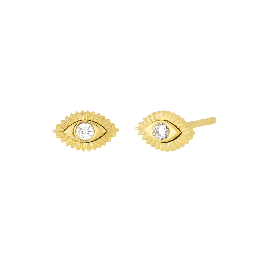 Evil Eye Protection Stud Earring