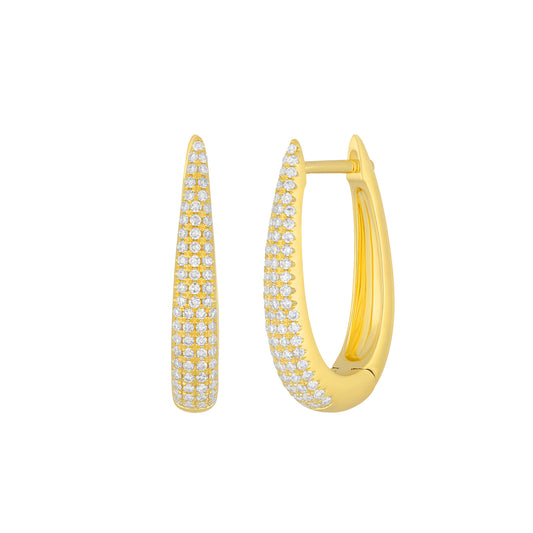 Diamond Maeve Hoops - Main Img