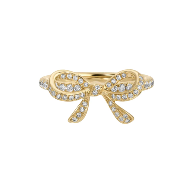 Diamond Bow Ring