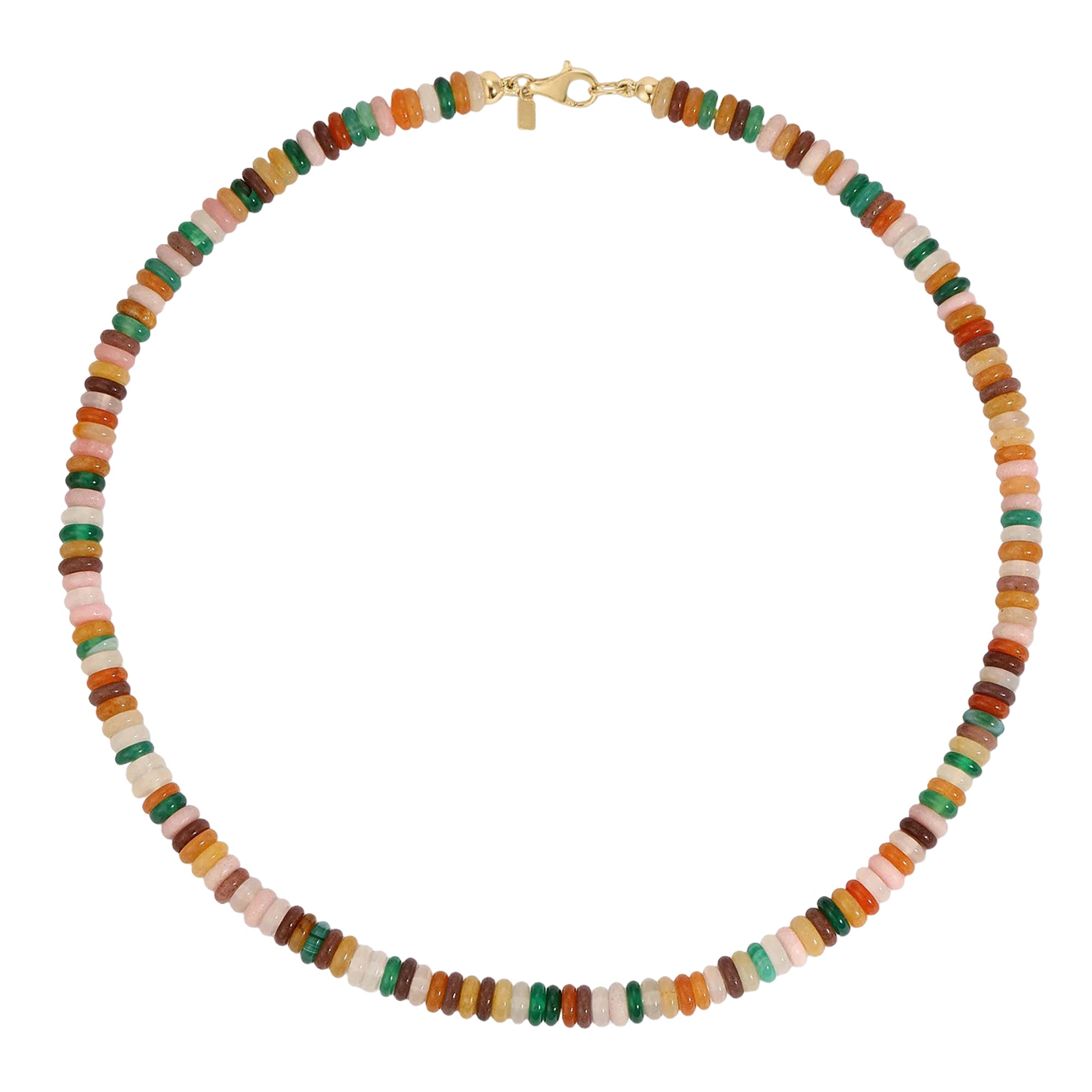 EF Collection - Desert Mix Rondelle Bead Necklace
