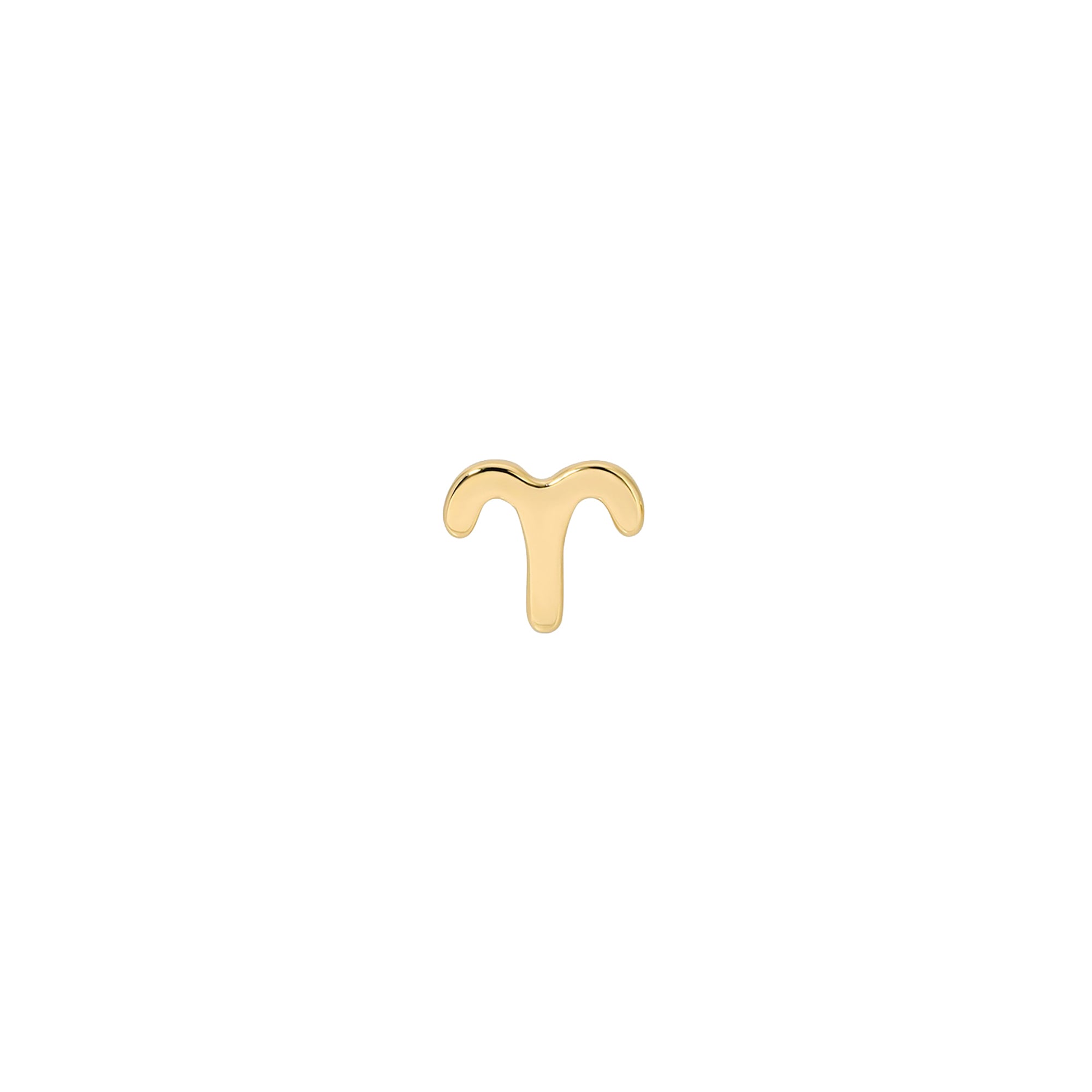 Mini Aries Zodiac Stud Earring