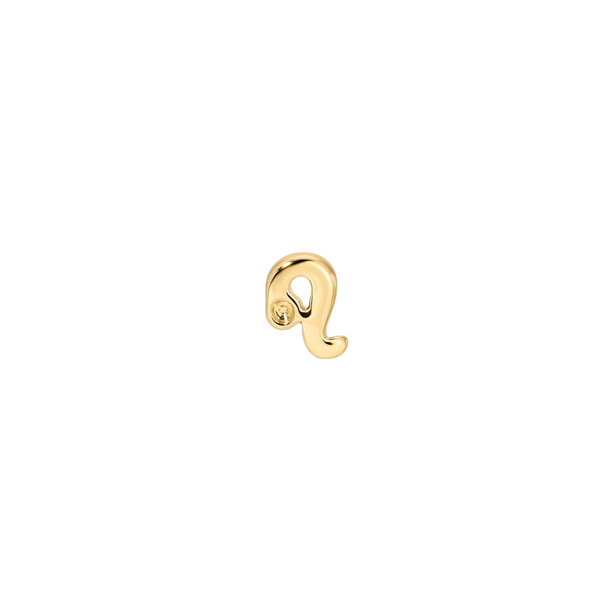 Mini Leo Zodiac Stud Earring
