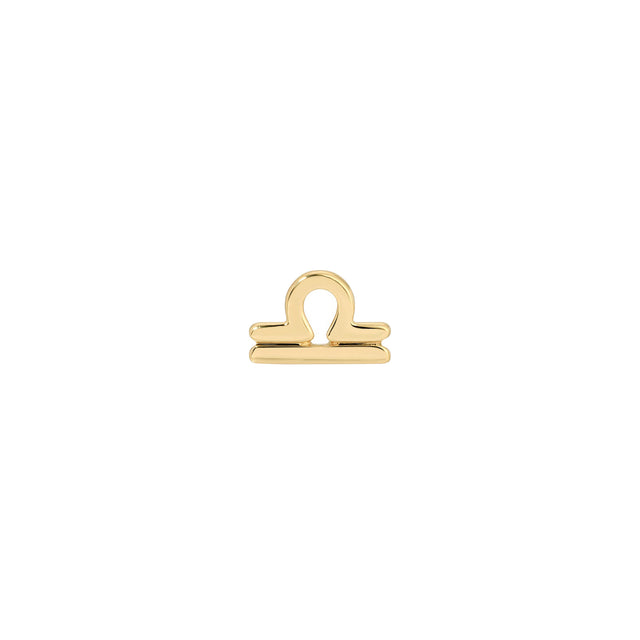 Mini Libra Zodiac Stud Earring