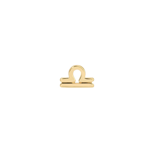 Mini Libra Zodiac Stud Earring - Main Img