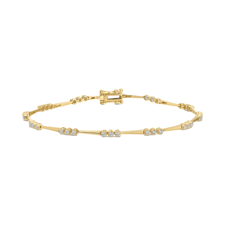 Crown Set Eternity Bracelet