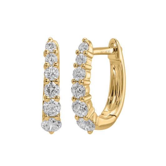 Mini Maeve Huggie Hoop Earrings - Main Img