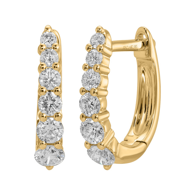 Mini Maeve Huggie Hoop Earrings