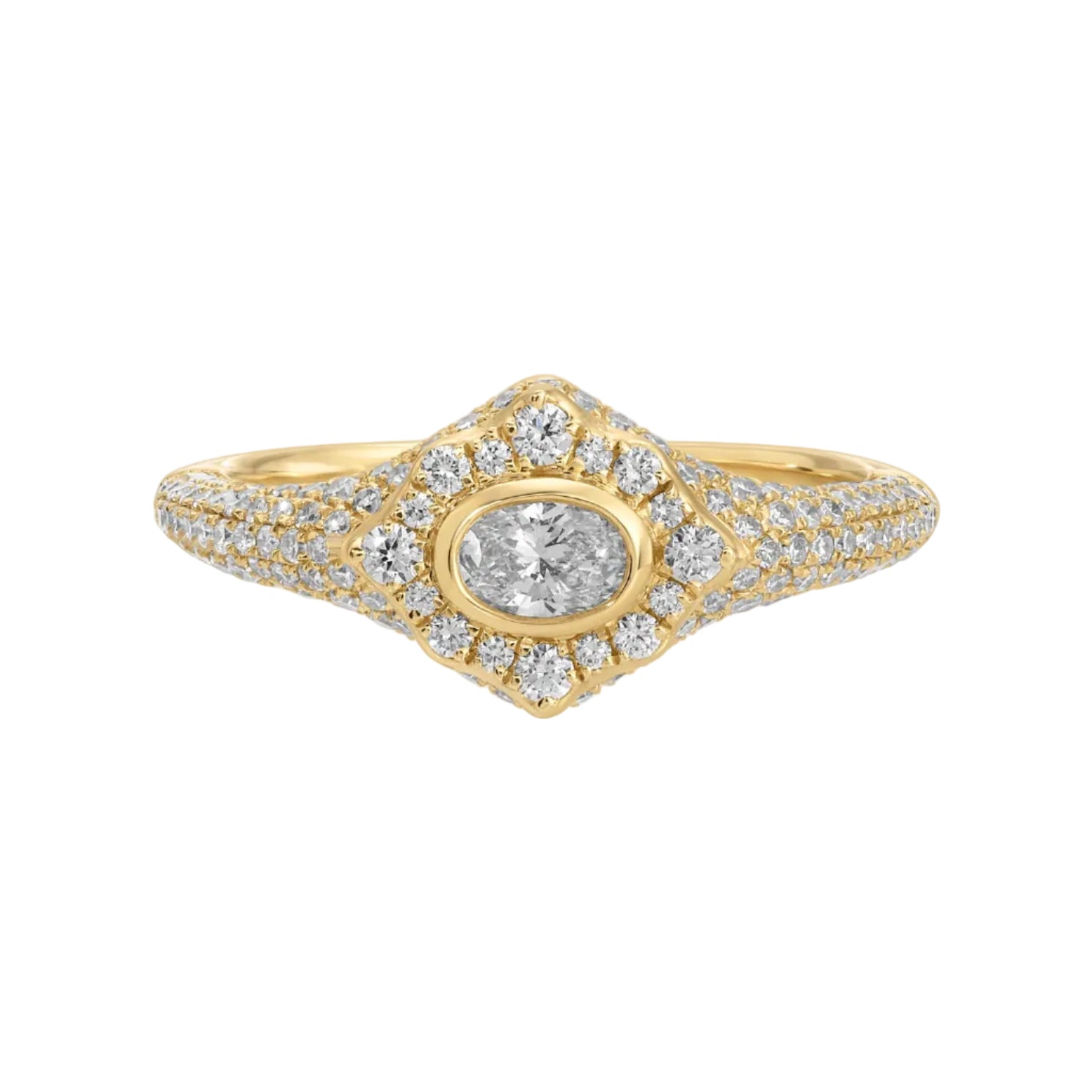 Oval Daphne Signet Ring