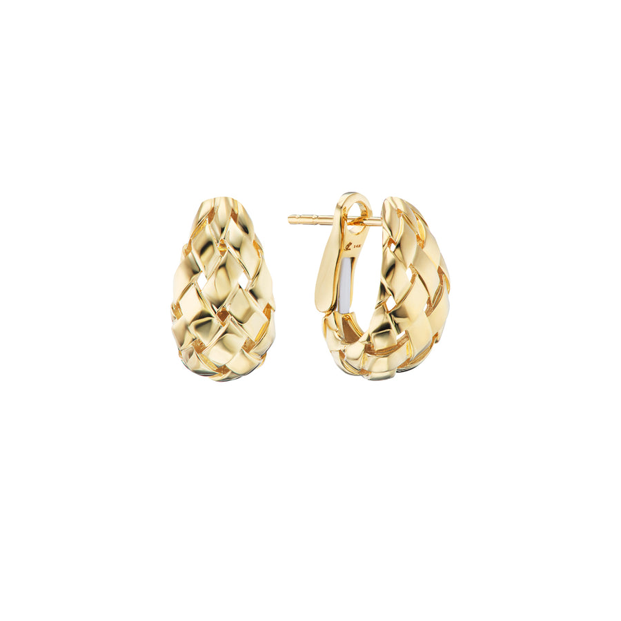 Medium Woven Hoops