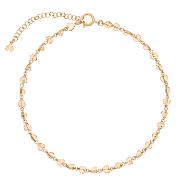 Cadar Wings of Love Short Necklace - Rose Gold - Necklaces - Broken English Jewelry
