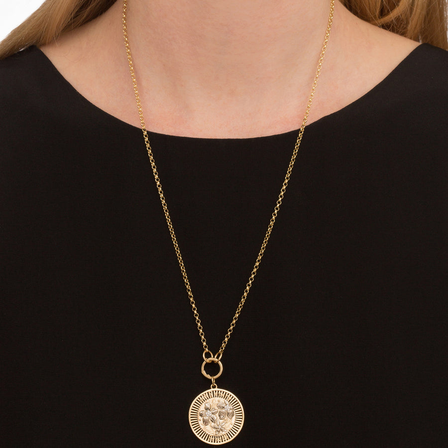 Foundrae Resilience Medallion - Broken English Jewelry on model