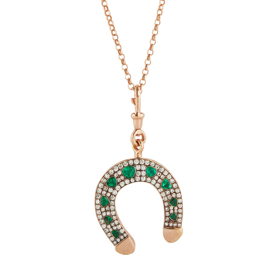 Selim Mouzannar Horseshoe Pendant Necklace - Charms & Pendants - Broken English Jewelry back view