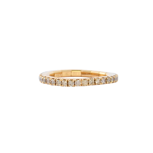 Brown Diamond Extensible Band Ring - Main Img