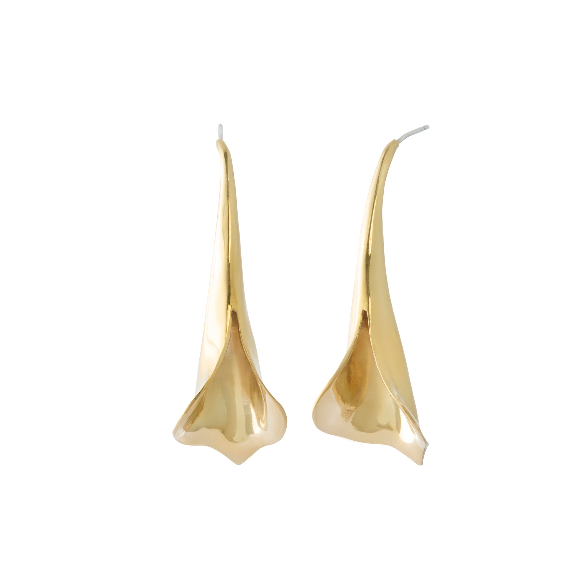 Slim Calla Lily Earrings