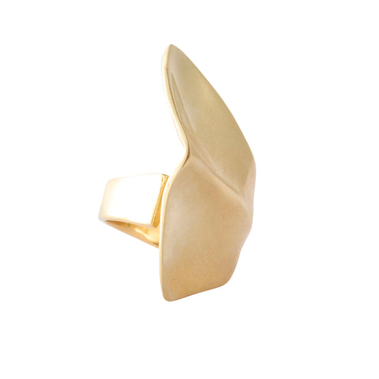 Wide Naiad Ring Bronze
