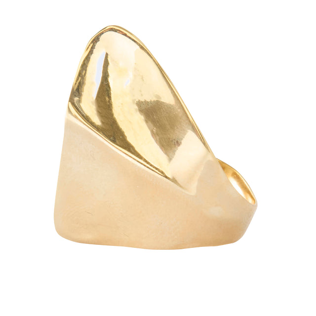 Wide Naiad Ring Bronze