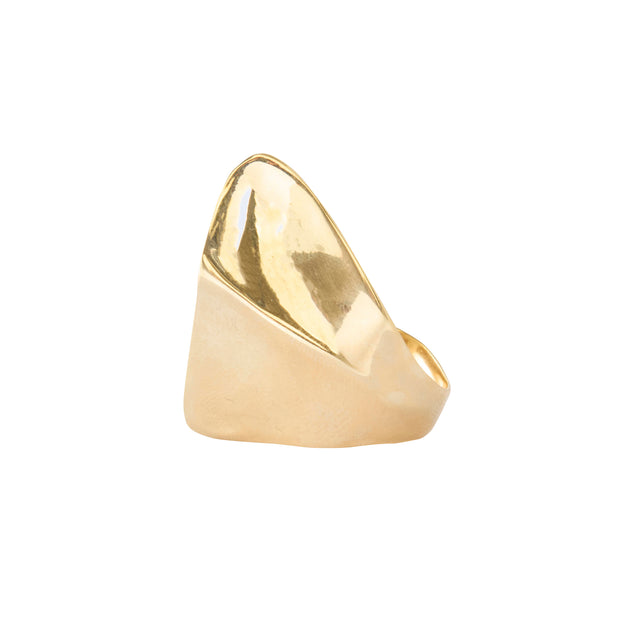 Wide Naiad Ring Bronze