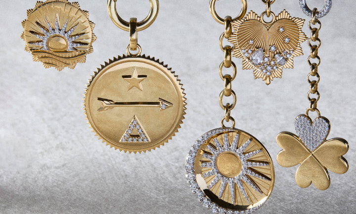 Foundrae - Foundrae Oversized Love Token Diamond Center Medallion