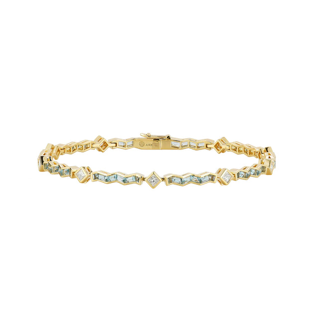 Ark Water Awakening Tennis Bracelet - Bracelets - Broken English Jewelry front view