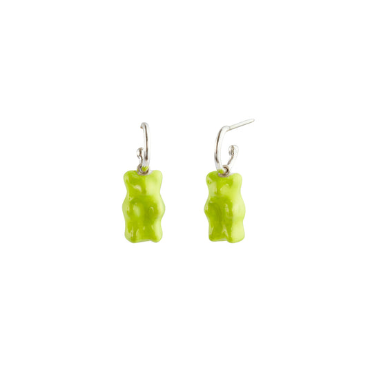 Gummy Hoops - Neon Yellow - Main Img