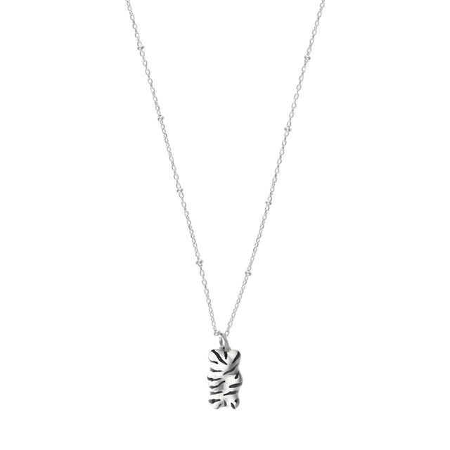 Mini Zebra Gummy Pendant Necklace