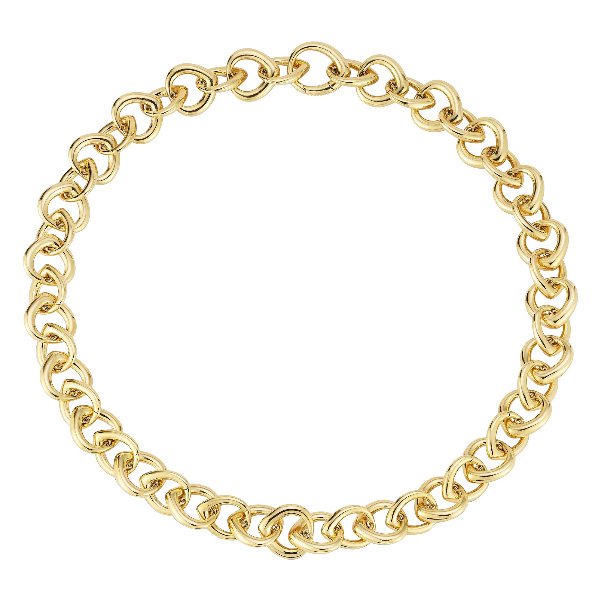 Small Shield Link Necklace