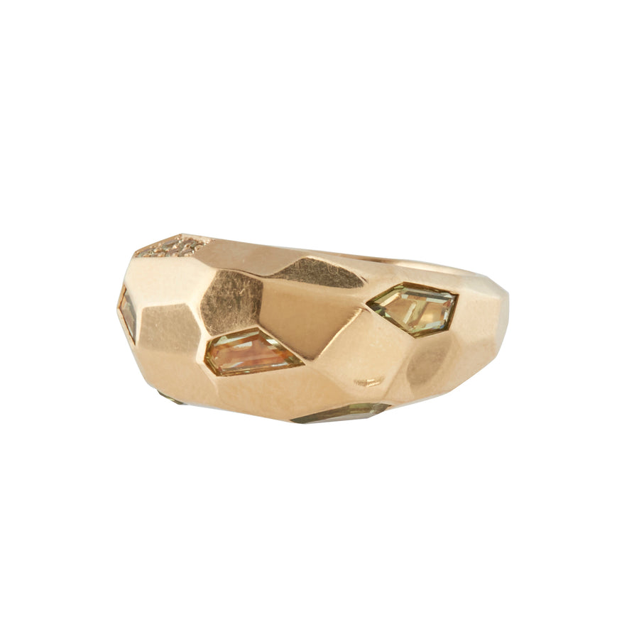 Arunashi Upside Down Cushion Ring - Rings - Broken English Jewelry
