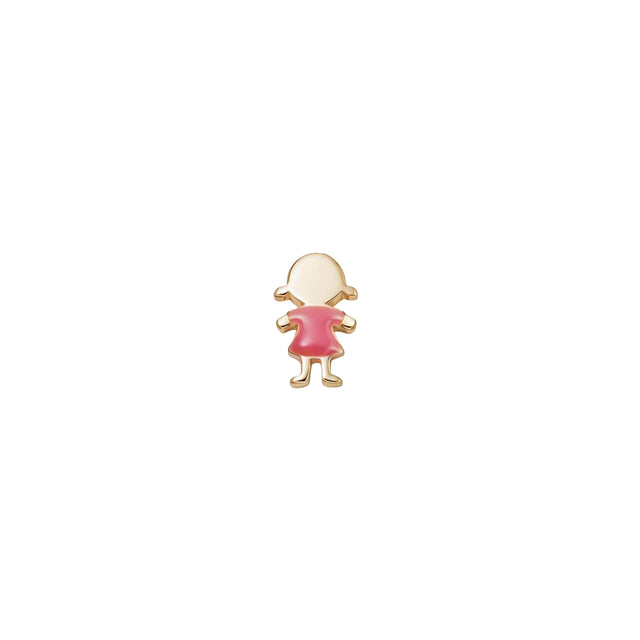 Enamel Girl Charm