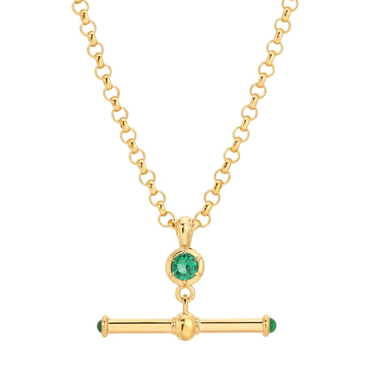 Emerald Barre Necklace - Main Img