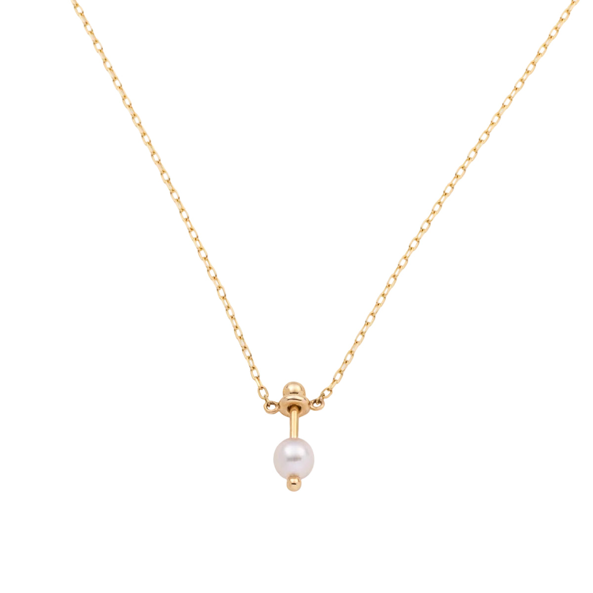 Akoya Pearl Honey Ant Necklace