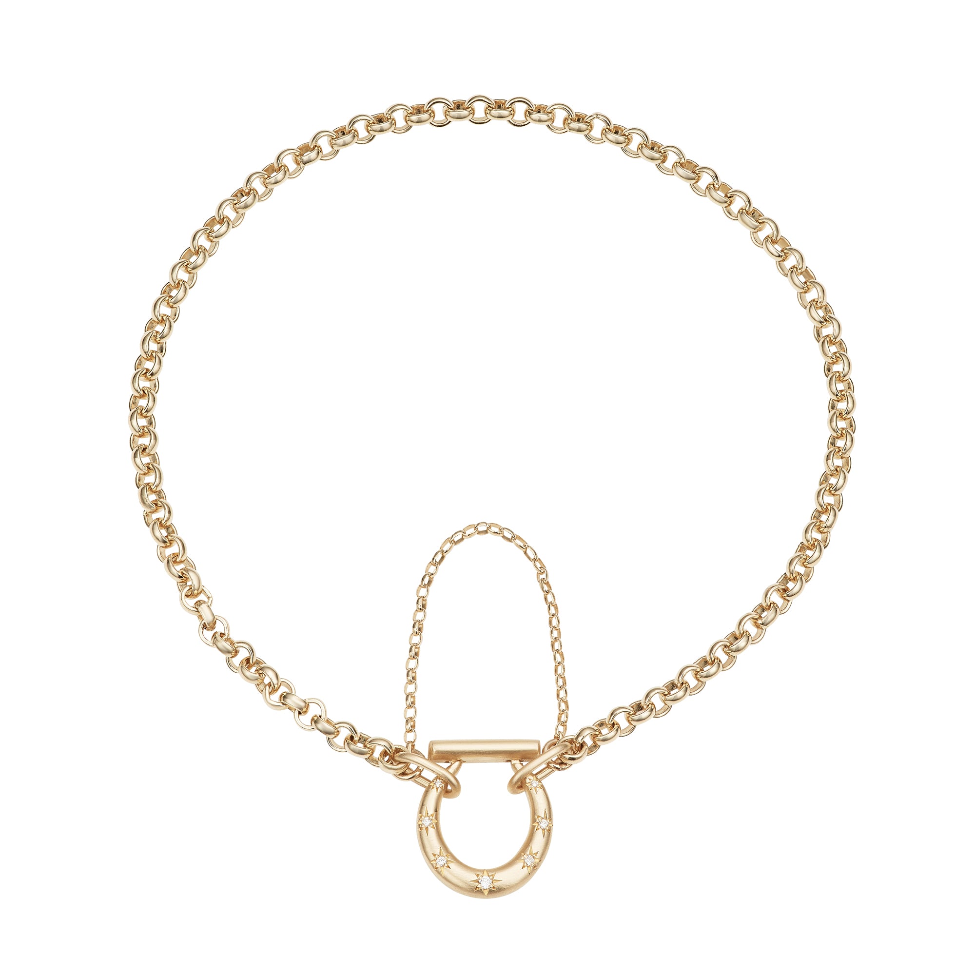 Diamond Small Horseclip Bracelet