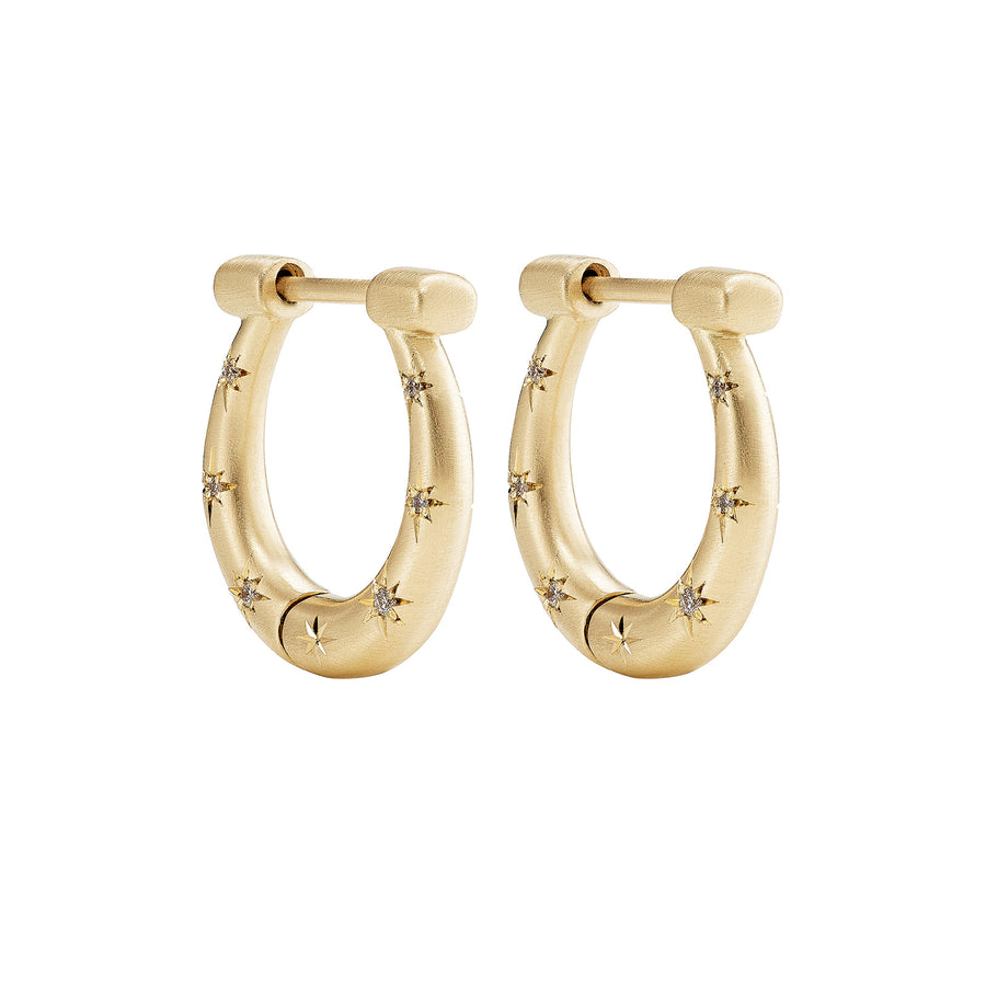 Cece Medium Horseclip Hoops - Earrings - Broken English Jewelry