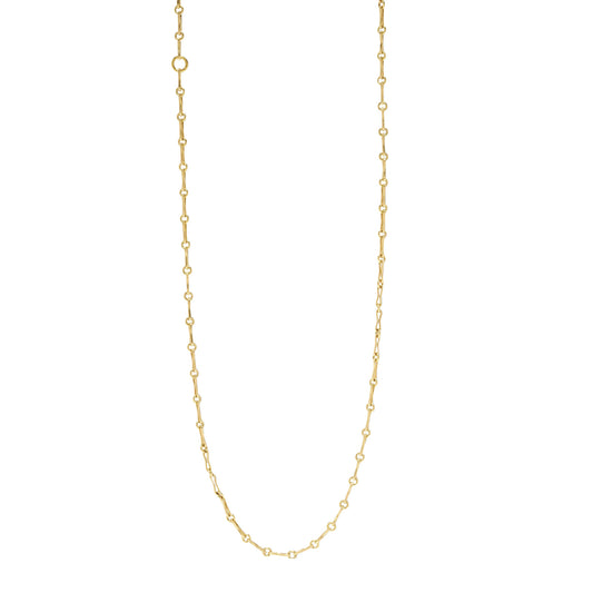 Circle Link Small Handmade Chain - 32" - Main Img