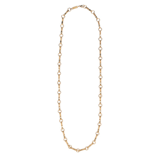 Motif Double Link Chain Necklace - Main Img