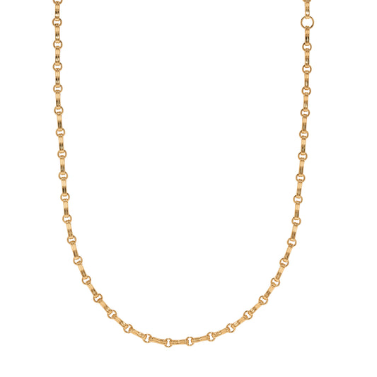 Small Motif Double Link Chain Necklace