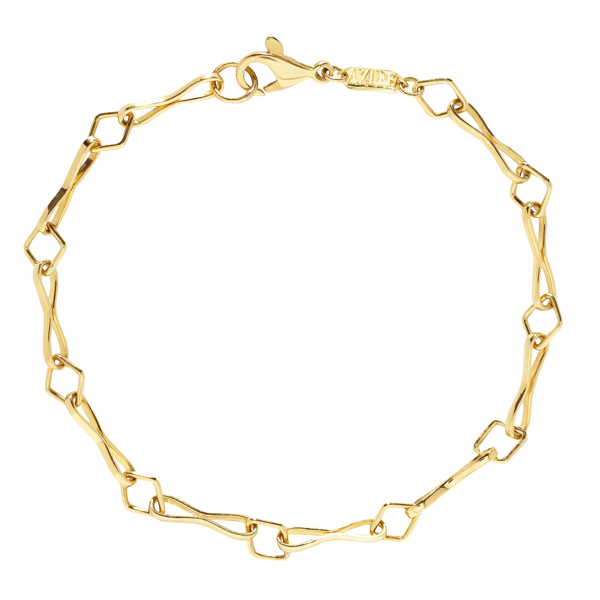 Lozenge Link Handmade Bracelet